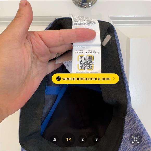 MaxMara Weekend Label-cut Jersey Baseball Cap Size: Various Spring/Summer - Picture 6 of 11